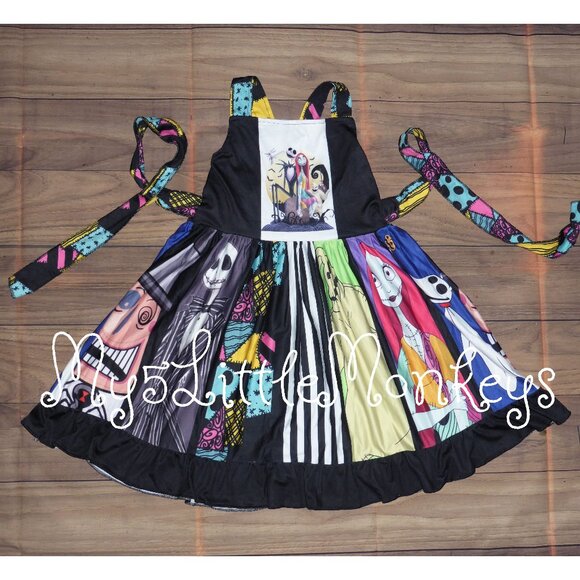 Jack Skellington Nightmare Before Christmas Dress - Picture 1 of 5